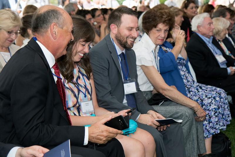 Volunteers and their families celebrated their achievements at the Arbor Awards (Photo by Romi Levine)