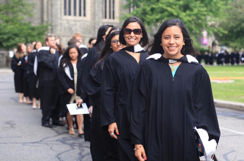 U of T students at Convocation