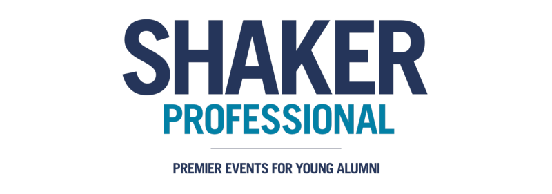 text logo - SHAKER Professional, premier event for young alumni