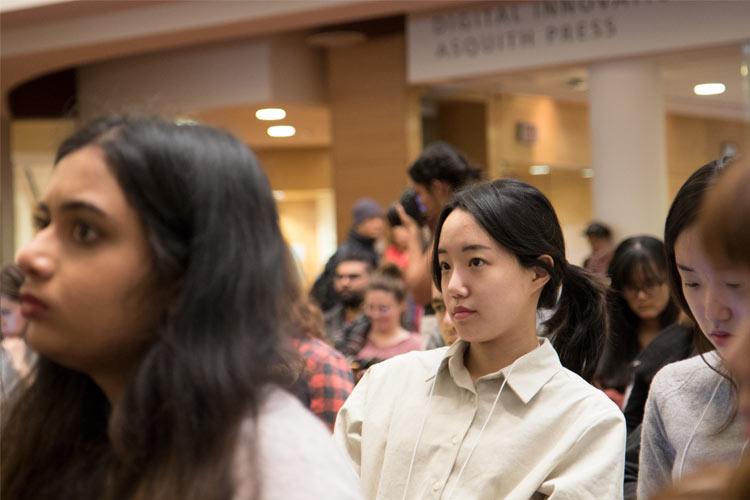 TPL managers spoke to a packed crowd of U of T students and community members (photo by Romi Levine)