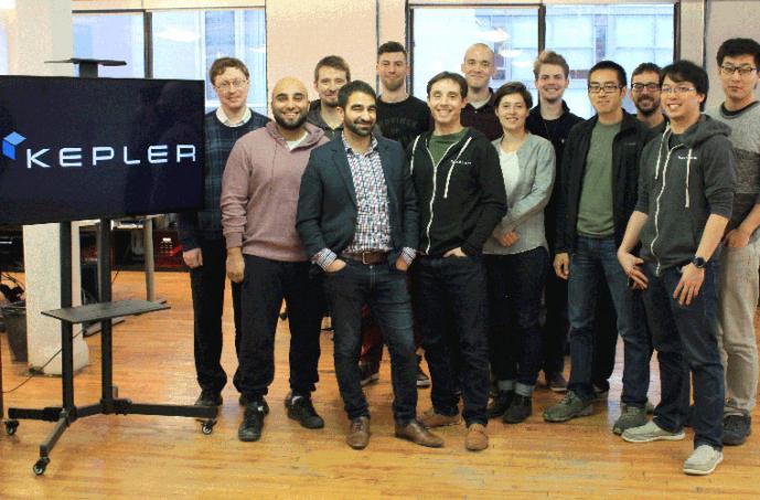 Kepler's team in their downtown Toronto office (photo courtesy of Kepler Communications)