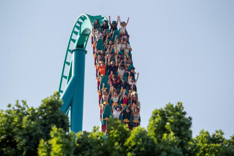 Photo of a ride in Canada's Wonderland.