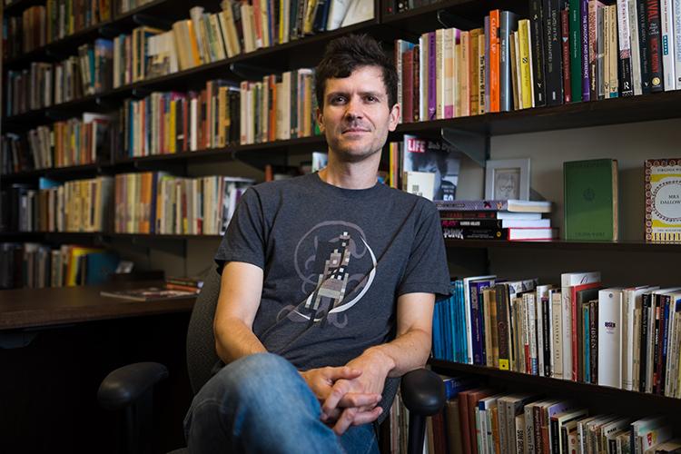 Adam Hammond, an assistant professor of English at the University of Toronto, co-authored a paper in which he assessed quatrains written by an algorithm (photo by Geoffrey Vendeville)