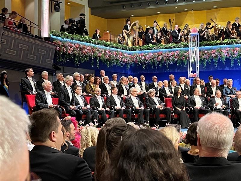 The audience at the Nobel Prize ceremony