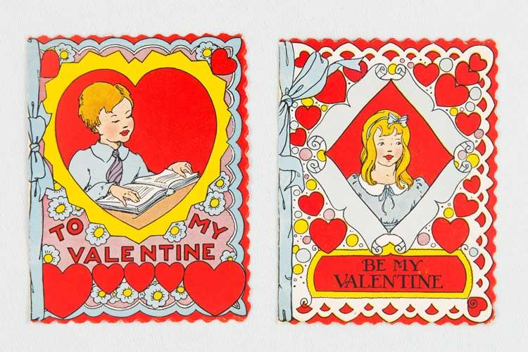 Valentine's Day cards adapted based on changes to the printing industry (photo by Laura Pedersen)