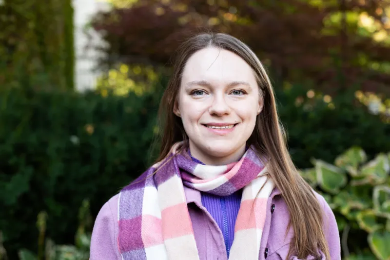 Portrait of Ashley Campbell outdoors