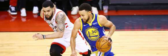Photo of the Warriors vs the Raptors