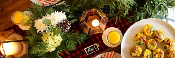 Picture of holiday brunch