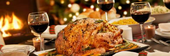 Picture of holiday dinner