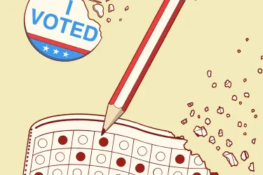 I voted