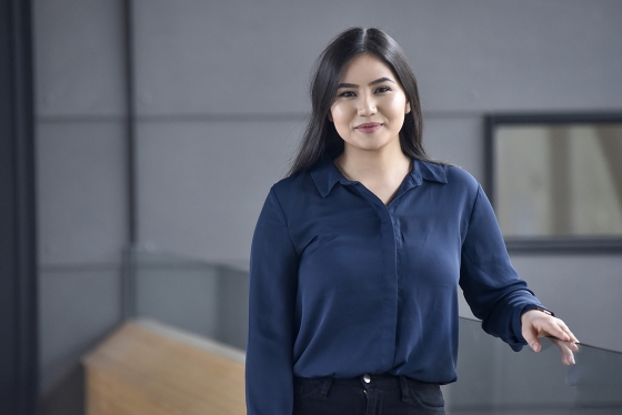 “I am someone who’s very invested in my community,” says Yasmin Rajabi, a U of T Scarborough student who graduates on Monday (photo by Ken Jones) 