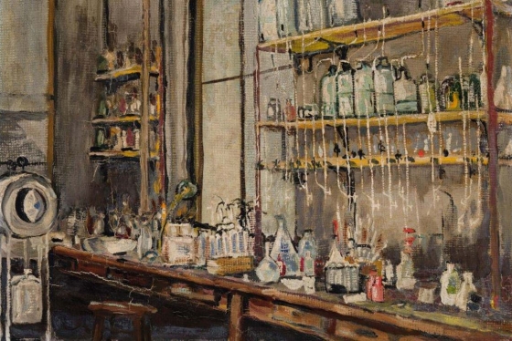 The Lab (1925) by Frederick Banting will be auctioned off in November (image courtesy of Heffel Fine Art Auction House) 