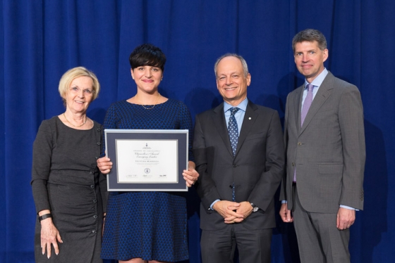 Emerging Leader Kristina Minnella honoured with a 2016 Chancellor’s Award