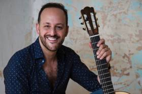 Photo of musician Tariq Harb