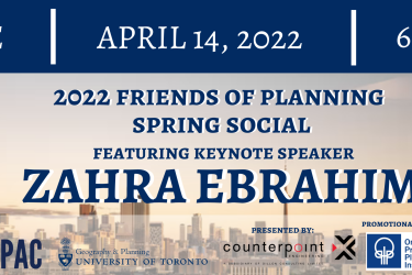 Friends of Planning Spring Social 2023 banner