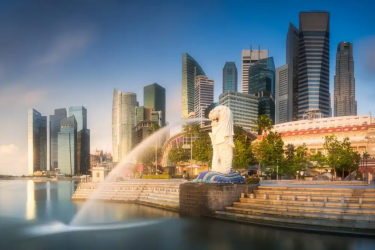 Skyscraper view of Singapore