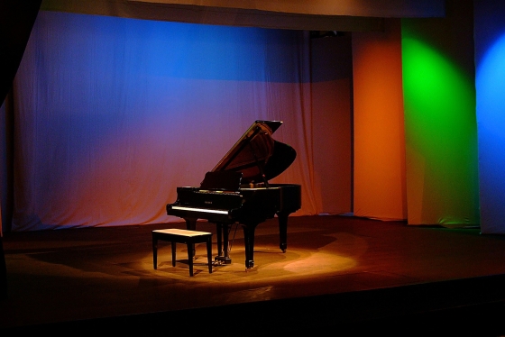 Photo of a piano