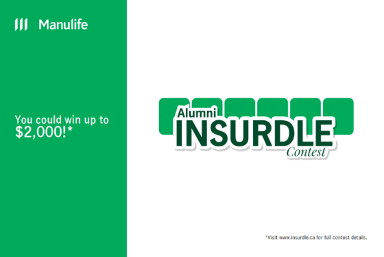 Manulife Alumni Insurdle Contest - You could win up to $2000