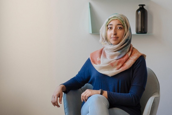 Huda Idrees is the founder and CEO of digital medical records startup Dot Health. She will appear on a Women-in-Tech panel Tuesday as part of U of T's Entrepreneurship Week (photo by Pam Lau) 