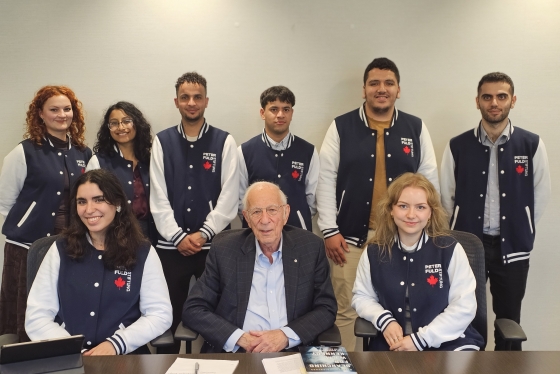 A group of students standing together