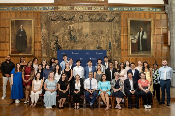 Group portrait of the Pearson scholars