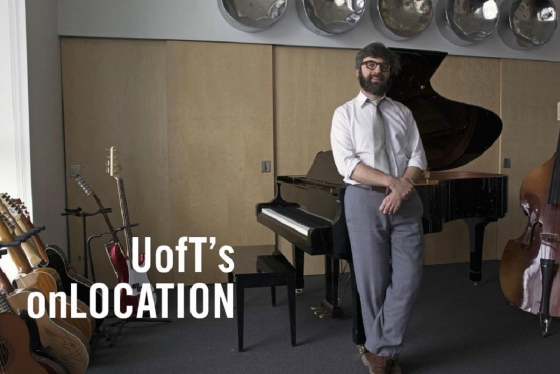 Richard Marsella, executive director of the Regent Park School of Music and U of T PhD student, was featured this year in an episode of the On Location series (photo by Romi Levine) 