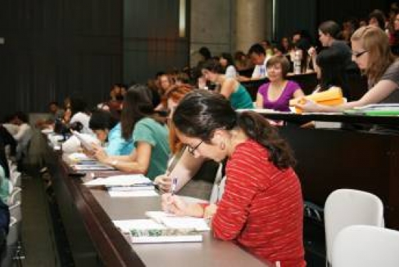 Students in lecture