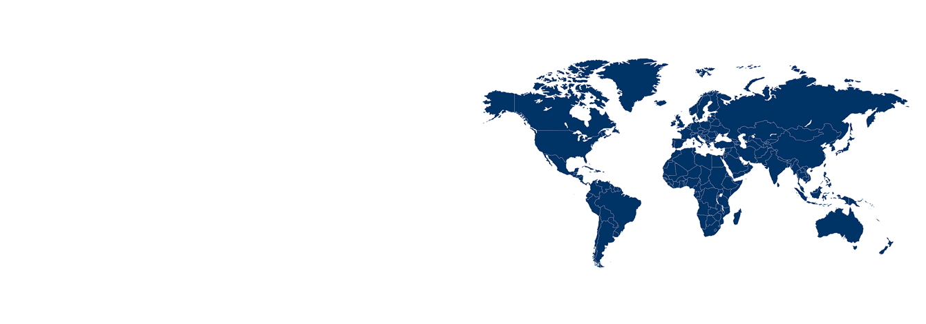 A map of the world shows all the landmasses, centered on Africa.