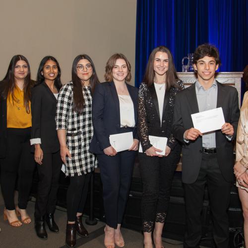 Student Leadership Award recipients