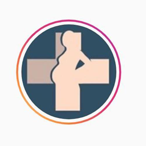 Silhouette of a pregnant woman