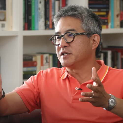 Screenshot of Joseph Wong, the University of Toronto’s vice-president, international.