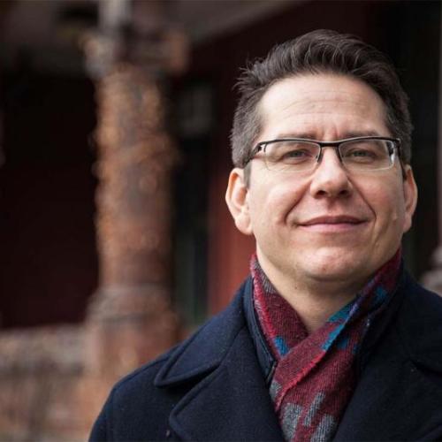 Jonathan Hamilton-Diabo, U of T's director of Indigenous initiatives (photo by Lisa Lightbourn) 