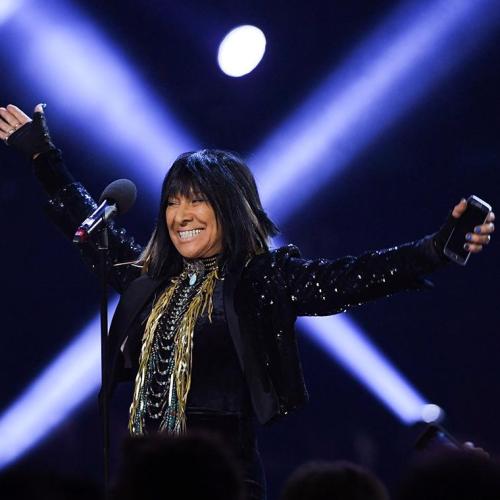 Photo of Beverly "Buffy" Sainte-Marie at the 2016 Juno Awards in Calgary