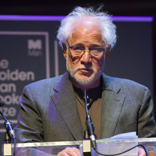 Michael Ondaatje speaks after winning the Golden Man Booker Prize at The Royal Festival Hall on July 8, 2018 in London, England (Photo by Stuart C. Wilson/Getty Images) 