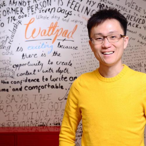 Allen Lau, co-founder and CEO of Wattpad, received two degrees from U of T's Faculty of Applied Science & Engineering (photo courtesy of Wattpad) 