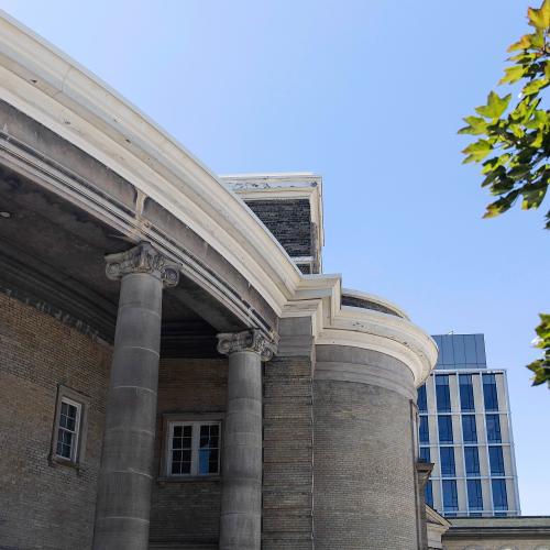 Exterior of convocation hall