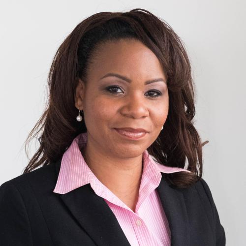Portrait of Chrystal Smith smiling.