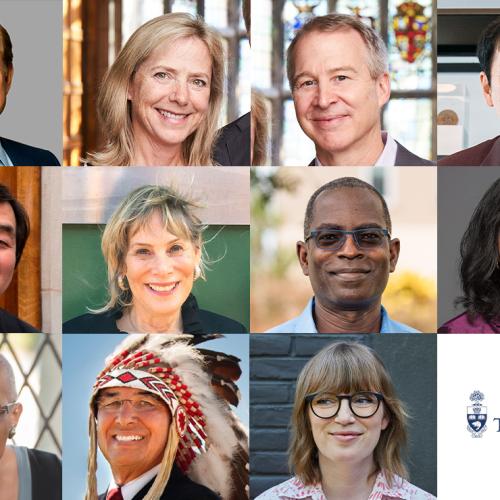 Small portraits of all the degree recipients