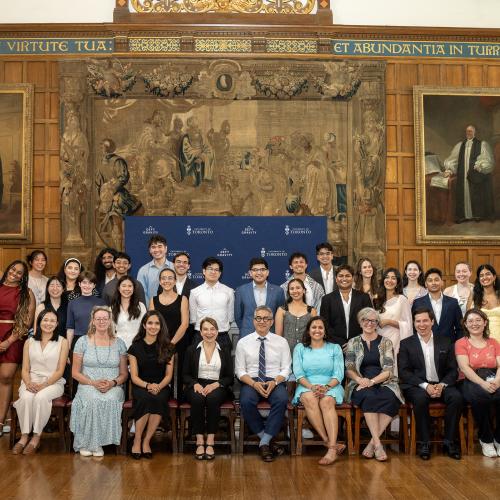 Group portrait of the Pearson scholars