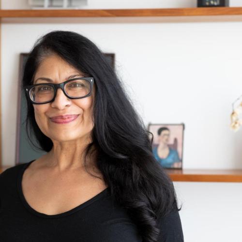Nisha Pahuja smiling