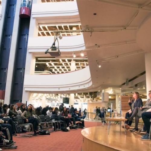 Toronto Public Library managers speak to U of T students, community members