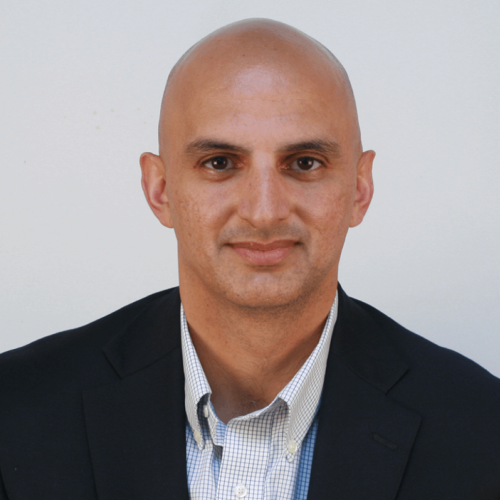 Portrait of PJ Patel smiling