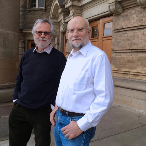 Professors Spencer Barrett and James Thomson of the department of ecology & evolutionary biology are retiring in 2018 (photo by Diana Tyszko) 