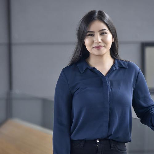“I am someone who’s very invested in my community,” says Yasmin Rajabi, a U of T Scarborough student who graduates on Monday (photo by Ken Jones) 