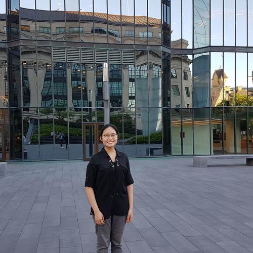 Haeyeon Lee, who graduated this spring with a Master of Financial Economics, is now working at the Bank of Canada in Ottawa (photo courtesy of Haeyeon Lee) 