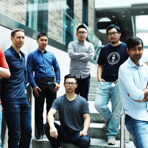 Alumni and graduate student interns from U of T’s computer science and industrial engineering departments were part of the Layer 6 AI team that won the RecSys challenge and placed second in the Google Landmark Retrieval Challenge (photo by Ryan Perez) 