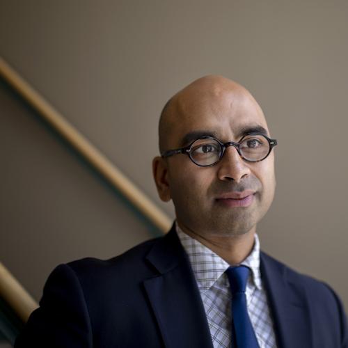 “This is my first, open, fully cracked autobiographical fiction," says Randy Boyagoda, principal and vice-president of University of St. Michael's College. "It’s the most personal book I’ve written" (photos by Nick Iwanyshyn) 