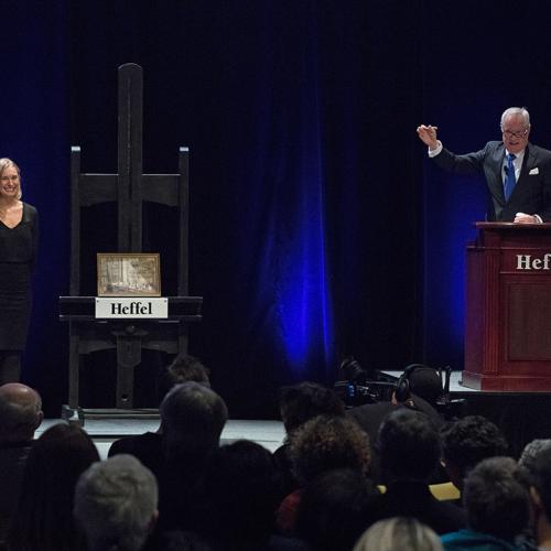 U of T had hoped to purchase the painting sold at auction Wednesday night, but a determined buyer paid $313,250 for the artwork (photo by Geoffrey Vendeville) 