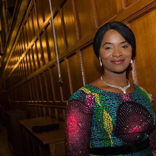 Chizoba Imoka, a PhD student at U of T's Ontario Institute for Studies in Education, delivered the 2018 Hancock Lecture at Hart House (photo by Geoffrey Vendeville) 