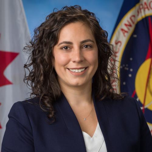 Kristen Facciol (BASc 2009) has become the 14th Canadian to earn a CSA/NASA Robotics Flight Controller Certification (photo courtesy of Kristen Facciol/NASA) 
